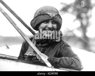 Harriet QUIMBY (1875-1912) aviatore e sceneggiatore americano circa 1910 Foto Stock