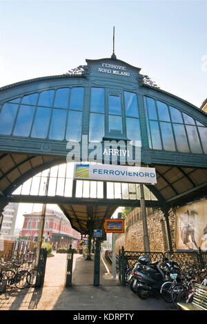 Stazione ferroviaria nord, ferrovie nord, Como, Italia Foto Stock