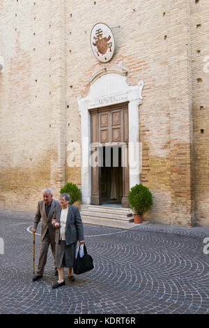 Basilica di san Giuseppe da Copertino, Osimo, marche, Italia Foto Stock