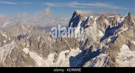 Mont Blanc du Tacul Foto Stock