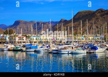 Puerto de Morgan, Gran Canaria Isole Canarie Spagna, Oceano Atlantico, Europa Foto Stock