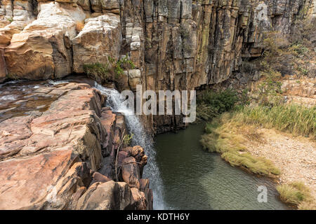 Cascate del leba mountain range. lubango. Foto Stock