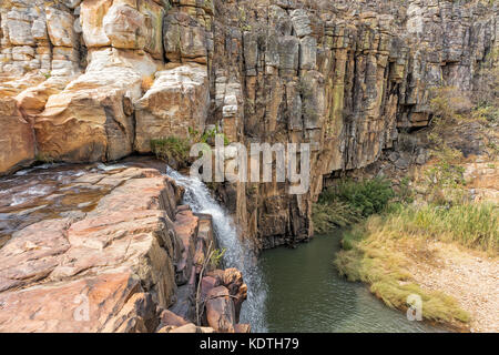 Cascate del leba mountain range. lubango. Foto Stock