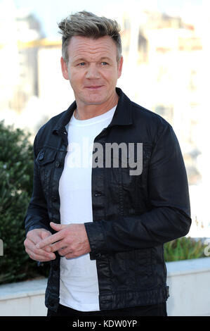 Cannes, Francia. Xvi oct, 2017. photocall Gordon Ramsey nell'immagine: Gordon Ramsey credit: indipendente Agenzia fotografica/alamy live news Foto Stock