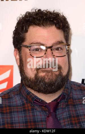 Bobby Moynihan agli arrivi per UCCIDERE GUNTHER Screening, TCL Chinese 6 Theatres, Los Angeles, CA 14 ottobre 2017. Foto di: Priscilla Grant/Everett Collection Foto Stock