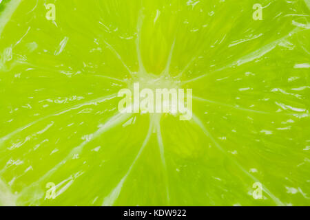 Extreme closeup di calce : macro Foto Stock