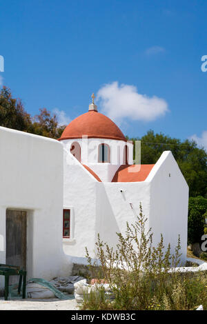 Panagia tourliani monastero Ano Mera, Mykonos, Cicladi, Egeo, Grecia, Europa Foto Stock
