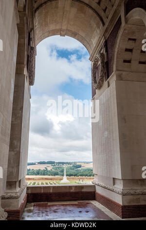 Thiepval Memorial Thiepval Albert Peronne Somme Hauts-de-France Francia Foto Stock