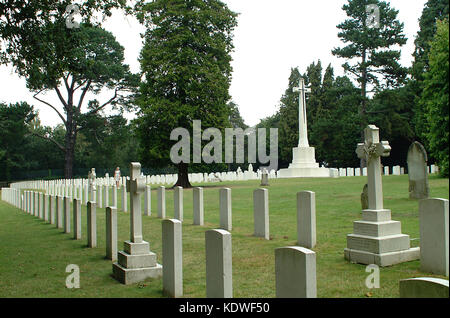 Netley Military War Cemetery, Hampshire, Inghilterra Foto Stock