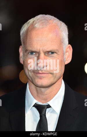 Martin McDonagh partecipa alla prima di Three Billboard fuori Ebbing, Missouri, al gala di chiusura del BFI London Film Festival, all'Odeon Leicester Square, Londra. PREMERE ASSOCIAZIONE foto. Data immagine: Domenica 15 ottobre 2017. Il credito fotografico dovrebbe essere: Matt Crossick/PA Wire. Foto Stock