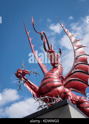 Mametz Wood Memorial Peronne Somme Hauts-de-France Francia Foto Stock
