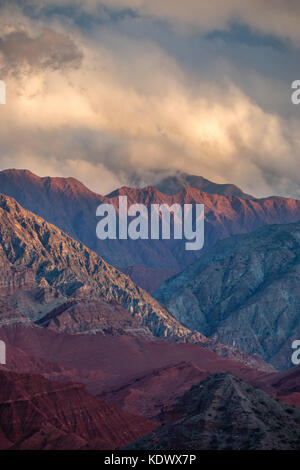 La Quebrada de la Conches, Valles Calchaquies, Provincia di Salta, Argentina Foto Stock