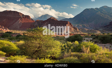 Til Quebrada de la Conches, Valles Calchaquies, Provincia di Salta, Argentina Foto Stock