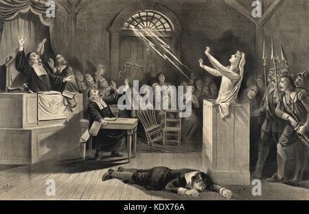 Salem processo alle streghe, 1692 - 1693 Foto Stock