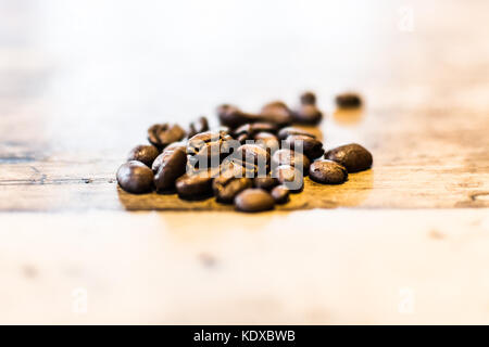 Bella columbian chicchi di caffè preso in un caffè locali int egli regno unito Foto Stock