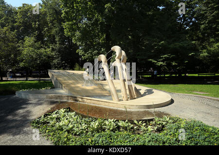 Frederic Chopin fontana pianoforte - Cracovia in Polonia Foto Stock