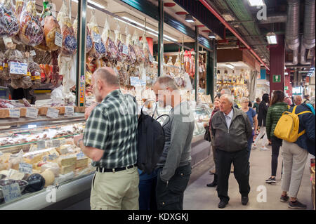 Mercato Centrale a Firenze, Italia Foto Stock