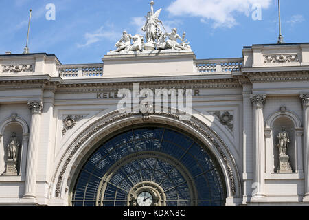 Keleti stazione ferroviaria Budapest Ungheria Foto Stock