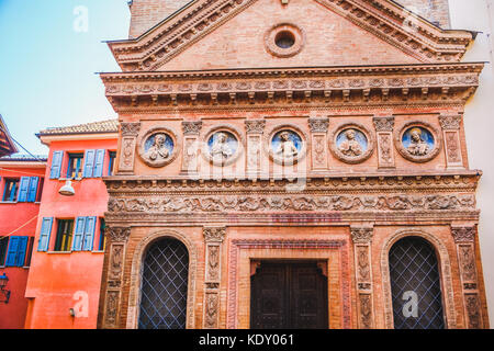 Oratorio di Santo spirito la Chiesa di bologna della facciata - emilia romagna - Italia Foto Stock