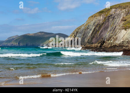 Coumeenole beach, dingle, kerry Foto Stock