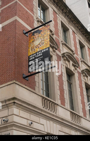 Neue Galerie Museum a Manhattan, New York Foto Stock