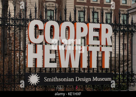 Cooper Hewitt Smithsonian Design Museum di New York Foto Stock