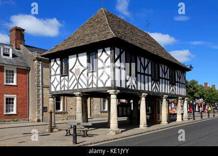 Il municipio museo nella città di royal Wootton Bassett nel Wiltshire. Foto Stock