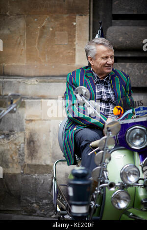 Moto mostra nel centro città di Bristol Foto Stock