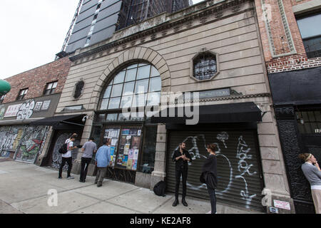 Esterno del bowery sala da ballo a delancey street a Manhattan, New York City. Foto Stock