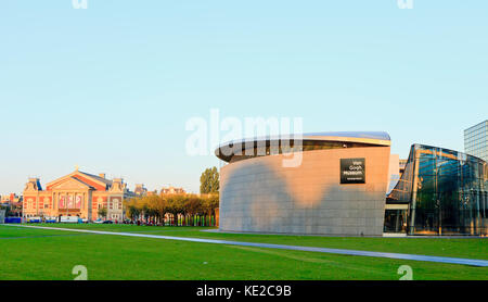 La Kurokawa ala del museo Van Gogh nella luce del mattino, Amsterdam Foto Stock