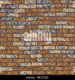 Background e texture da vecchio muro di muschio Foto Stock