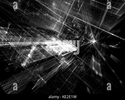 Sci Fi - sfondo digitale astratta immagine generata Foto Stock