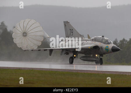 Saab SK35 Draked Trainer a due posti Foto Stock