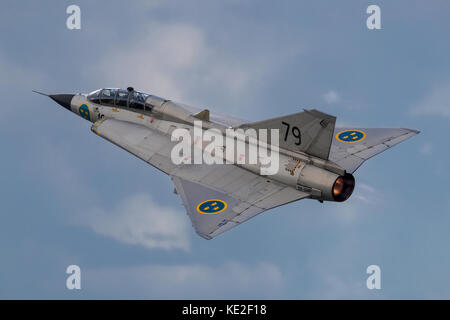 Saab SK35 Draked Trainer a due posti Foto Stock