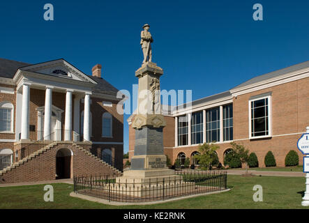 Memoriale confederato Lancaster, South Carolina, STATI UNITI D'AMERICA Foto Stock