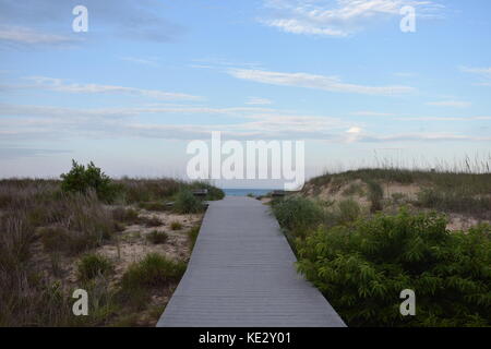 Virginia Beach - fronte oceano Foto Stock