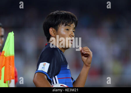 Kolkata, India. Xvii oct, 2017. takefusa kubo (jpn) calcio/calcetto : fifa u-17 world cup india 2017 round di 16 match tra Inghilterra 0(5-3)0 il Giappone a Salt Lake stadium in Kolkata, india . credito: aflo/alamy live news Foto Stock