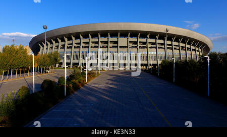 Shenyang, Cina. 18 ottobre 2017. (SOLO PER USO EDITORIALE. CHINA OUT). Fotografia aerea dello stadio Tiexi a Shenyang, nella provincia di Liaoning della Cina nord-orientale. Il Tiexi Stadium è la sede della Chinese Super League. Crediti: SIPA Asia/ZUMA Wire/Alamy Live News Foto Stock