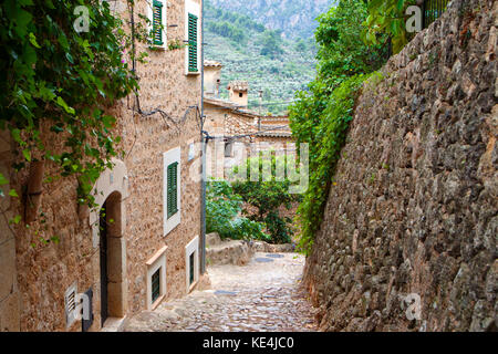 Fornalutx, isole Baleari, Spagna su settembre 2017 Foto Stock