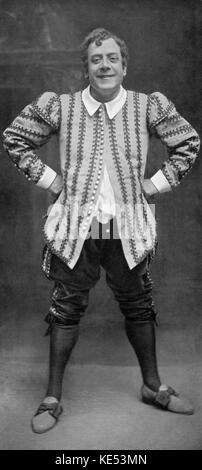 Lucien Fugere come Leporello in opera Don Giovanni di Mozart. Parigi, Teatro National de l'Opera Comique Dicembre 1904. Il baritono francese 22 luglio 1848 - 15 gennaio 1935. Il compositore austriaco, 27 Gennaio 1756 - 5 dicembre 1791. Foto Stock