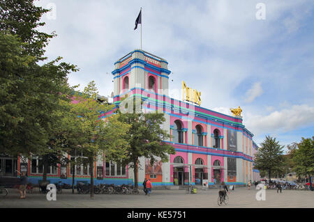 I coloratissimi palads cinema Copenhagen DANIMARCA Foto Stock