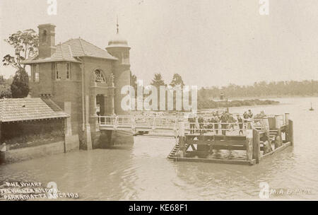 73814 Il Wharf Walker Ospedale Fiume Parramatta compresa la Thomas Walker convalescente ospedale Foto Stock