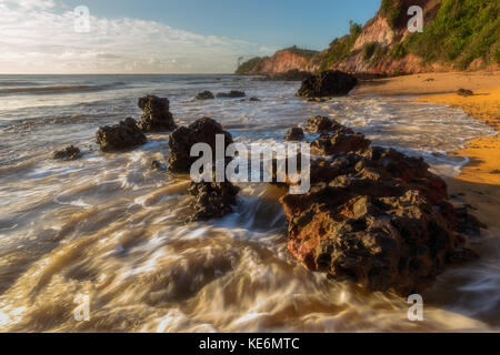 Nova almeida cliffs, serra, Espirito Santo, Brasile Foto Stock