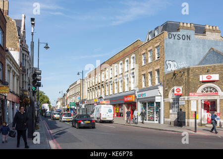 Stoke Newington High Street, Stoke Newington, London Borough of Hackney, Greater London, England, Regno Unito Foto Stock
