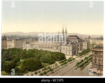 L'Università di Vienna, Austro Ungheria LCCN2002708401 Foto Stock