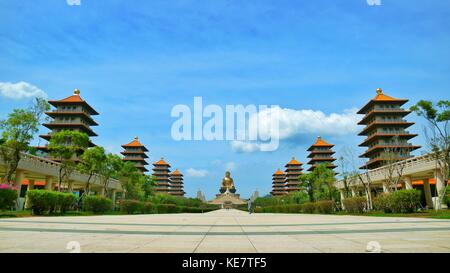 Fo Guang Shan Museo di Buddha in Kaohsiung Taiwan Foto Stock