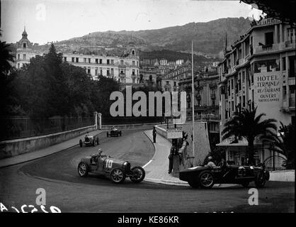 Passando al 1932 Grand Prix di Monaco Foto Stock