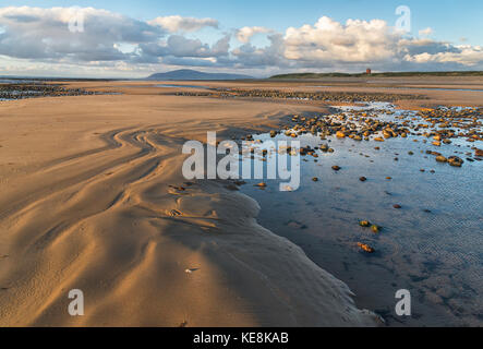 Combe nero visto dalla riva del mare al gap Sandy Lane, Walney Island,Barrow-in-Furness Foto Stock