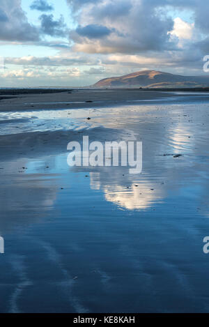 Combe nero visto dalla riva del mare al gap Sandy Lane, Walney Island,Barrow-in-Furness Foto Stock