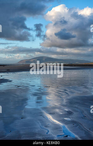 Combe nero visto dalla riva del mare al gap Sandy Lane, Walney Island,Barrow-in-Furness Foto Stock